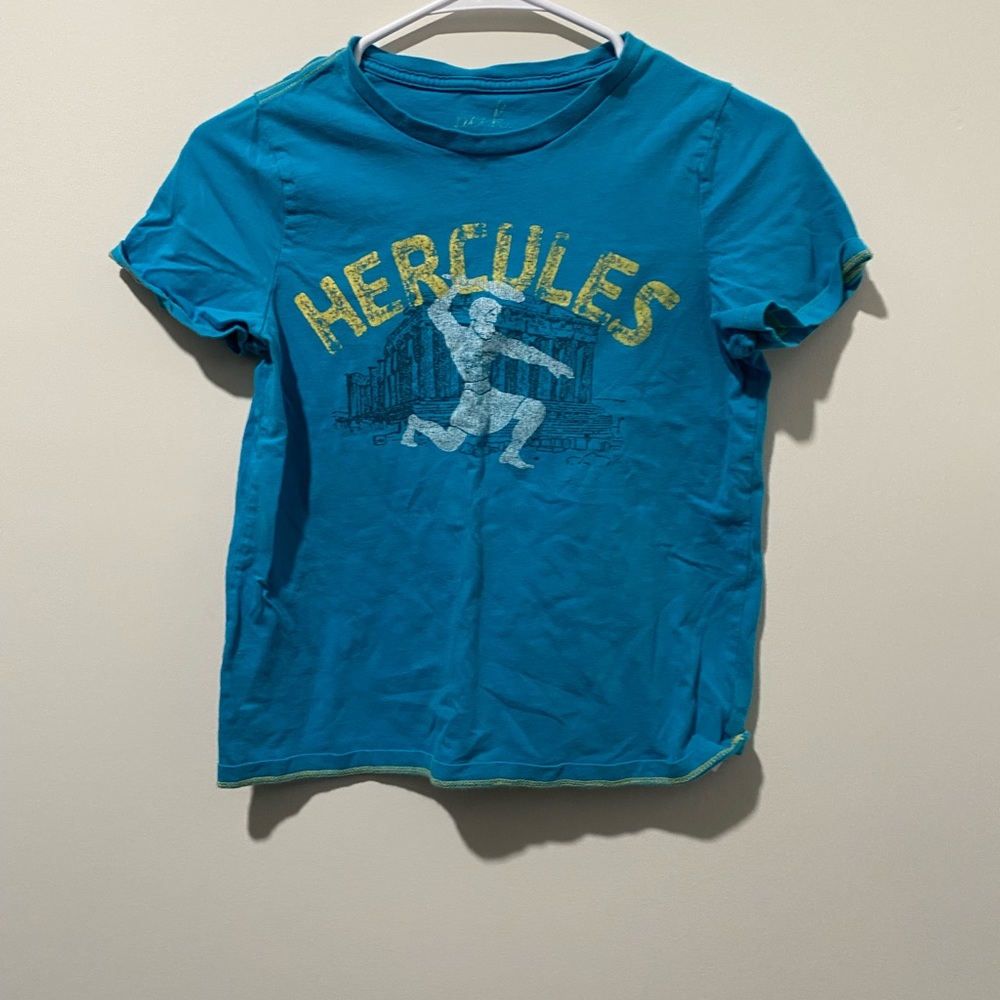 Peek Blue Hercules Graphic T-Shirt size 8Y Guc